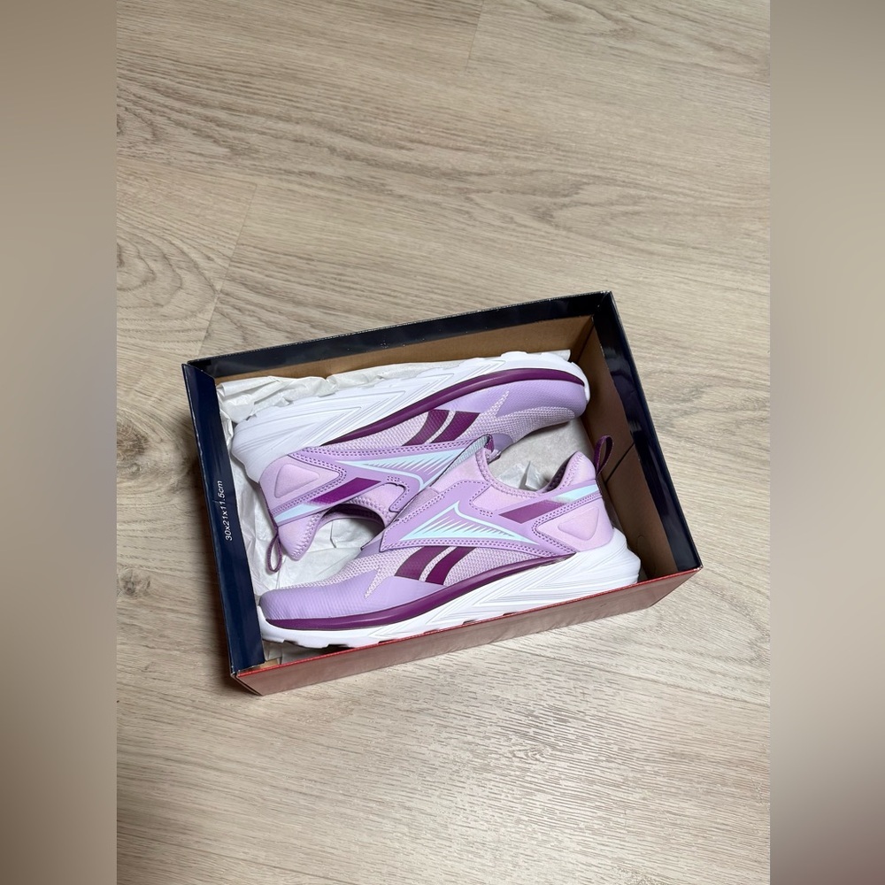 Reebok Lavender and Purple Slip-On Athletic Sneakers - Picture 2 of 9